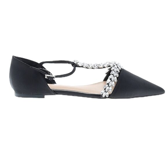 NWOT Jewel Badgley Mischka Maury Mary Jane Flat - Picture 1 of 9